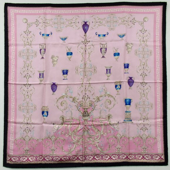 Authentic VERSACE scarf silk [Used] - Picture 1 of 5